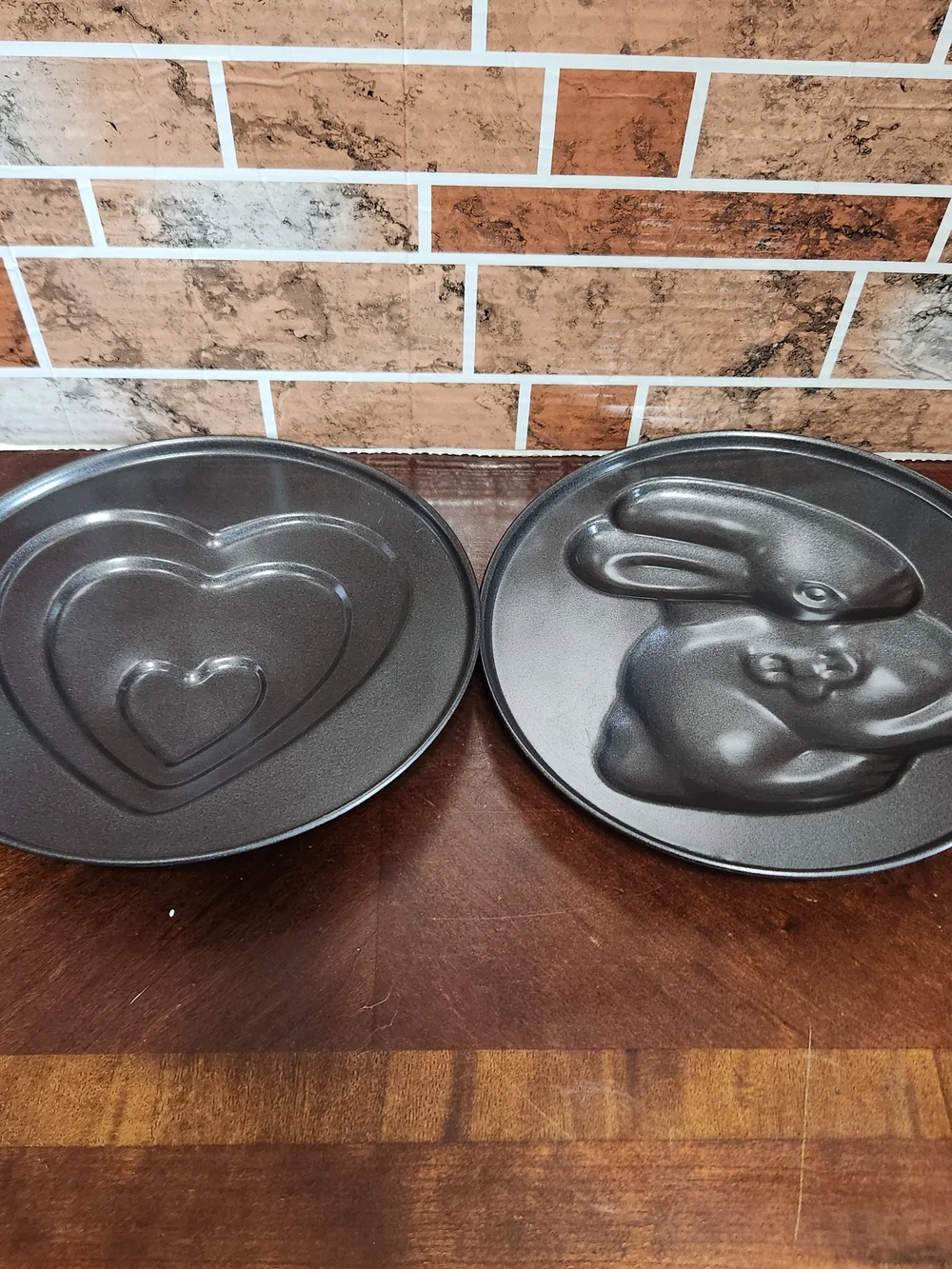 Nordic Ware Cast Aluminum Pan Set - 5 Molds: Rose, Tree, Bunny, Heart, Balloon